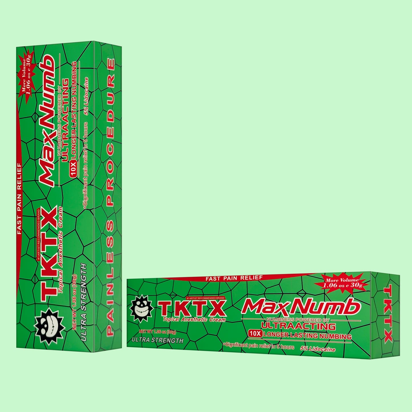 3 Pieces TKTX Max Ultra Acting 10X Longer Lasting 1.06oz/30g