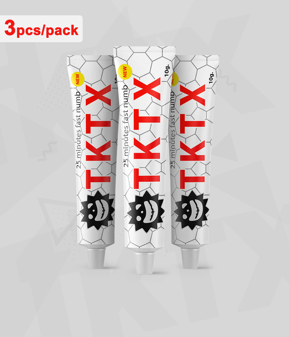 3 Pieces White Classic TKTX 0.35oz/pcs