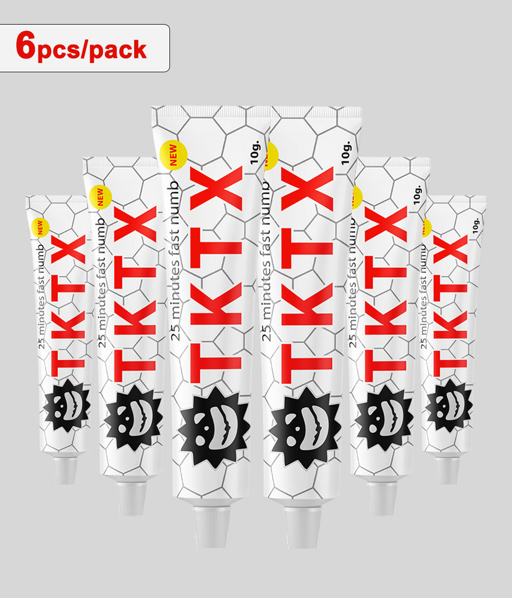 6 Pieces White Classic TKTX 0.35oz/pcs