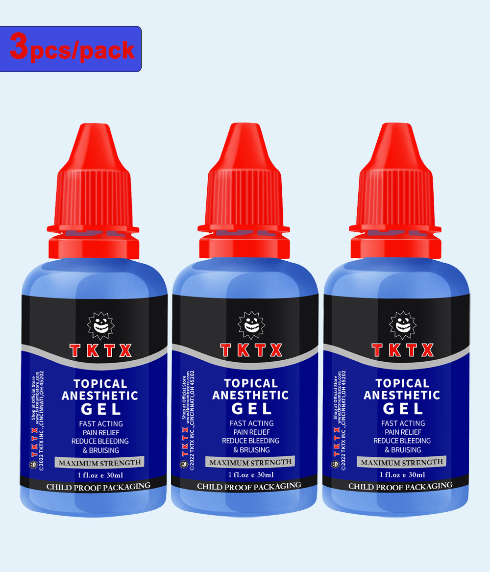 3 Pieces TKTX Gel 1.0 fl.oz