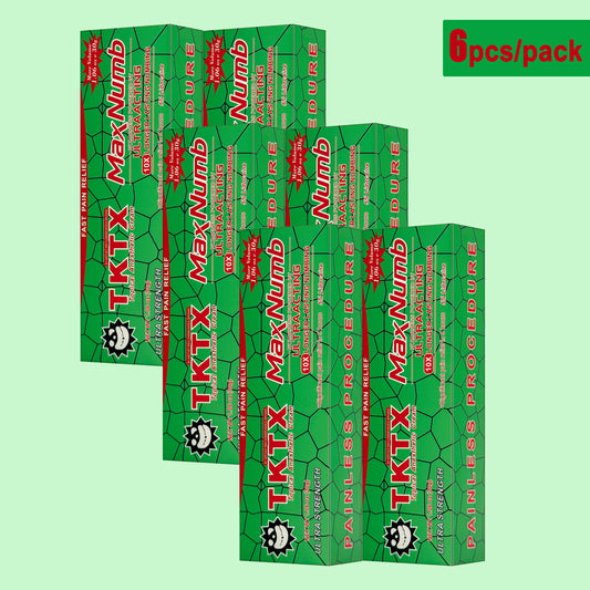 6 Pieces TKTX Max Ultra Acting 10X Longer Lasting 1.06oz/30g