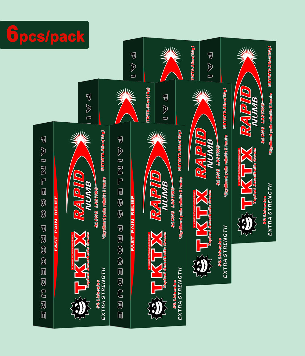 6 Pieces TKTX Rapid & Long Lasting 0.35oz/pcs